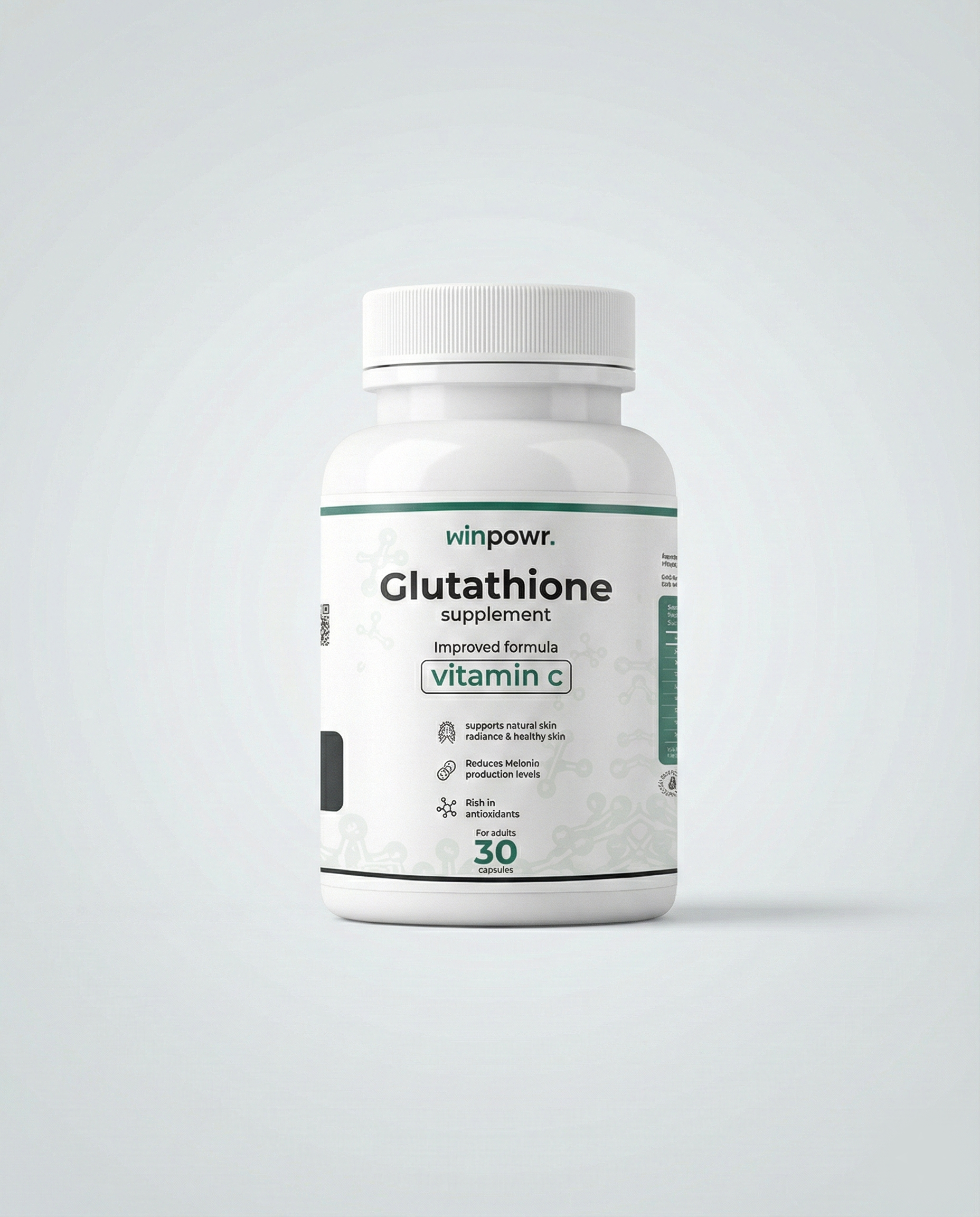 Winpowr's Glutathione and 40mg Ascorbic Acid